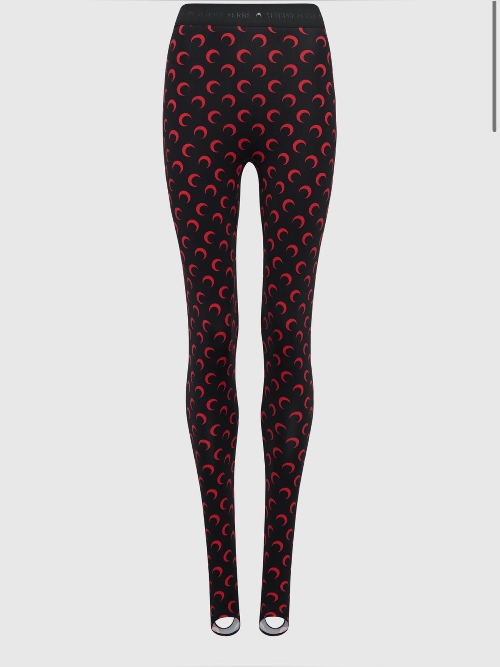 Marine serre MOON PRINTED JERSEY LEGGINGS